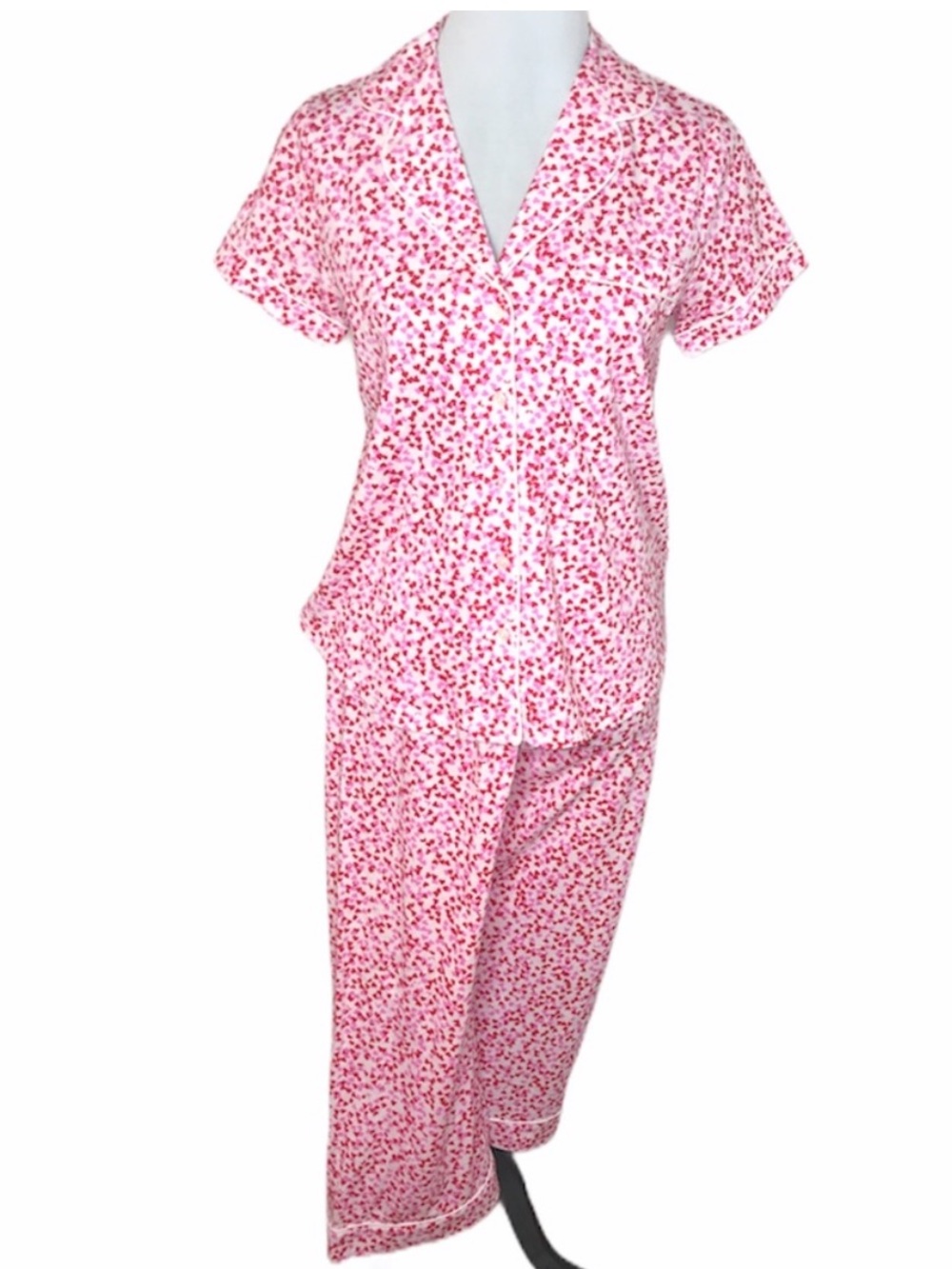 NEW Kate Spade Confetti Heart Pajama Set Size Medium